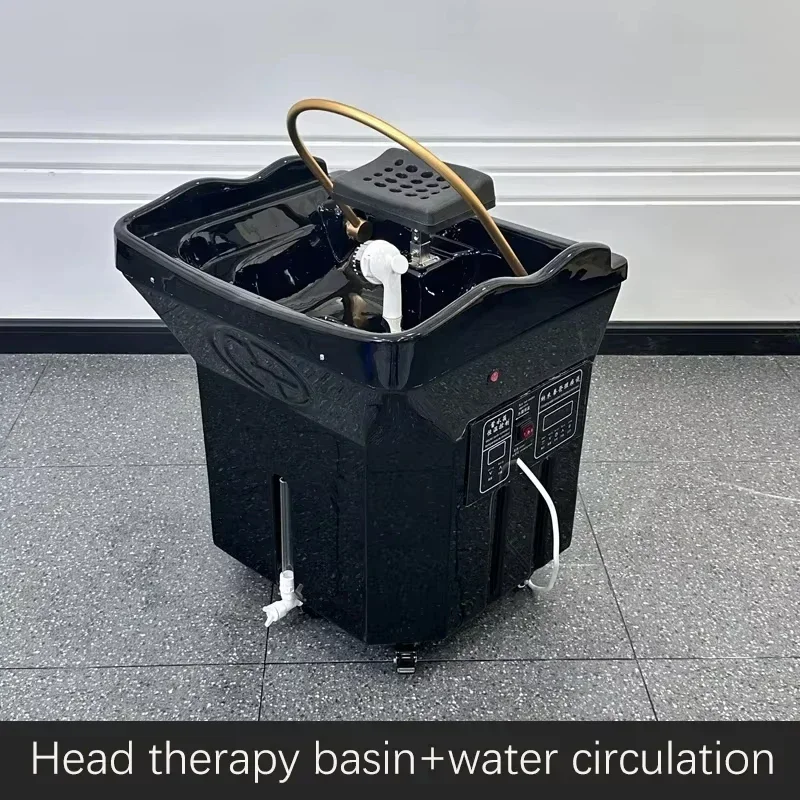 Spa de cabeça japonês portátil moderno com massagem tailandesa e equipamento de vapor para cuidados com shampoo de salão