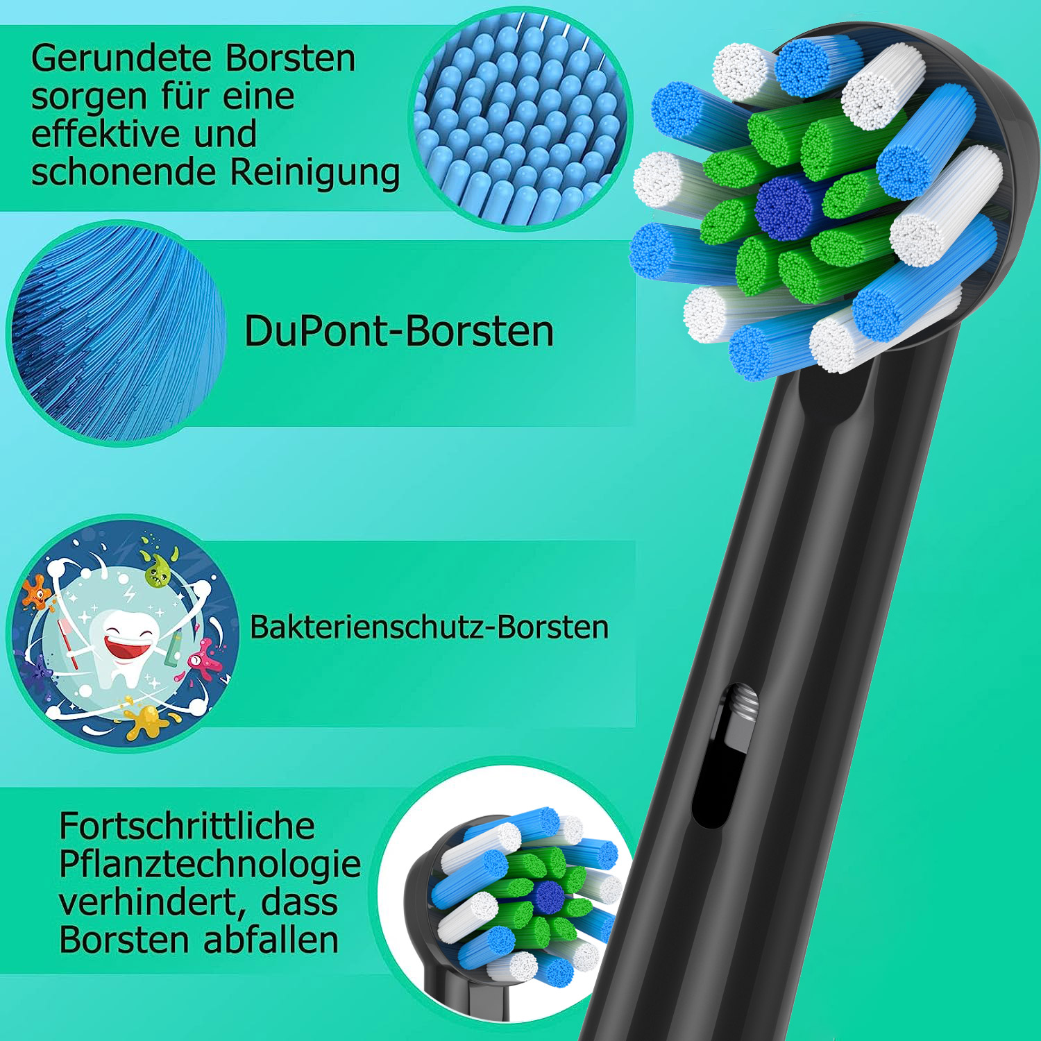 Совместимые Насадки Для Электрических Зубных Щеток Oral B, 8 Шт. — Сменные Щетки