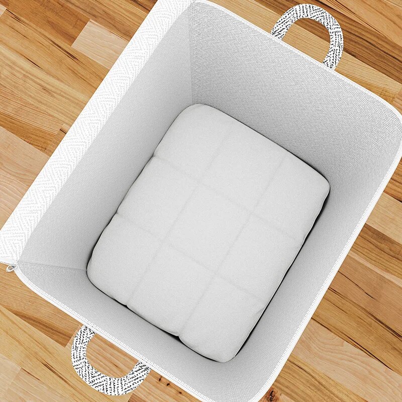 1pc Haushalt große Kapazität Aufbewahrung tasche Vlies material, Schrank Kleider schrank Organizer kann für Quilt Kleidung, Spielzeug verwendet werden