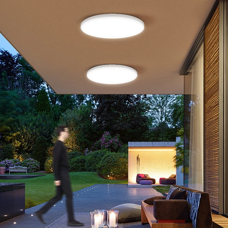 Radar-Deckenleuchte, Bewegungs-LED-Sensor, Deckenleuchte, moderne Heimdekoration, Innenbereich für Garage, Zimmer, Flure, Gang, Deckenbeleuchtung, 220 V