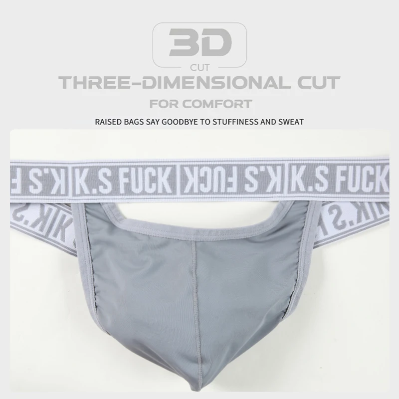 3 Stück/1 Stück Herren Sexy Jockstrap-Höschen, elastische, niedrig sitzende, bequeme Unterhose – atmungsaktive Herren-Slips