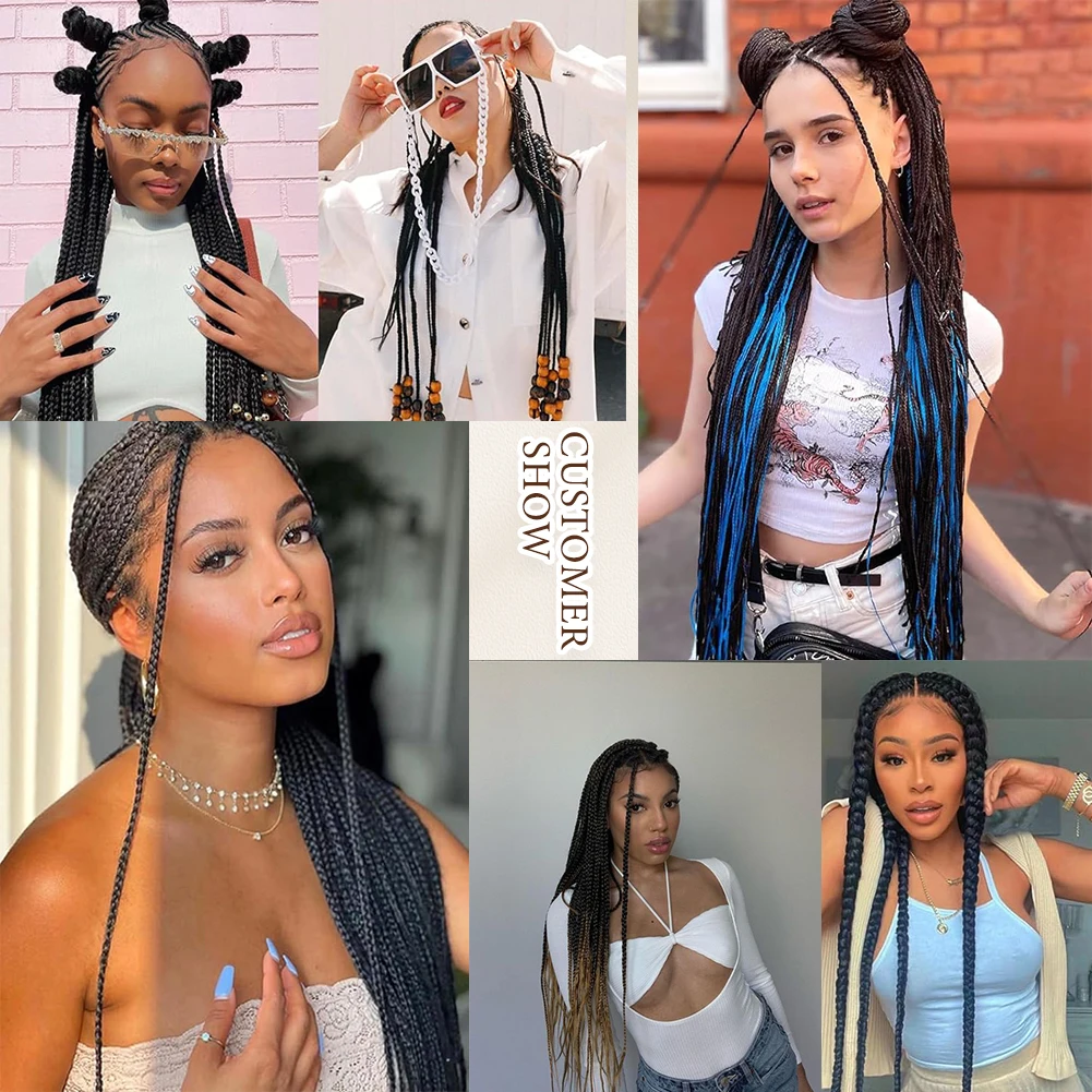 Pre-ยืด Braids ผม Professional Itch ฟรีการตั้งค่าน้ําร้อนเส้นใยสังเคราะห์ Ombre Yaki Texture Braid Hair Extensions