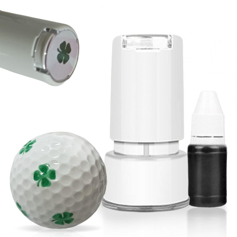 Golf Ball Stamp Self-Inking Golf Ball Stamper Fast-Drying Ball Marking Tool Customize Your Golf Balls Ink Control for Markings