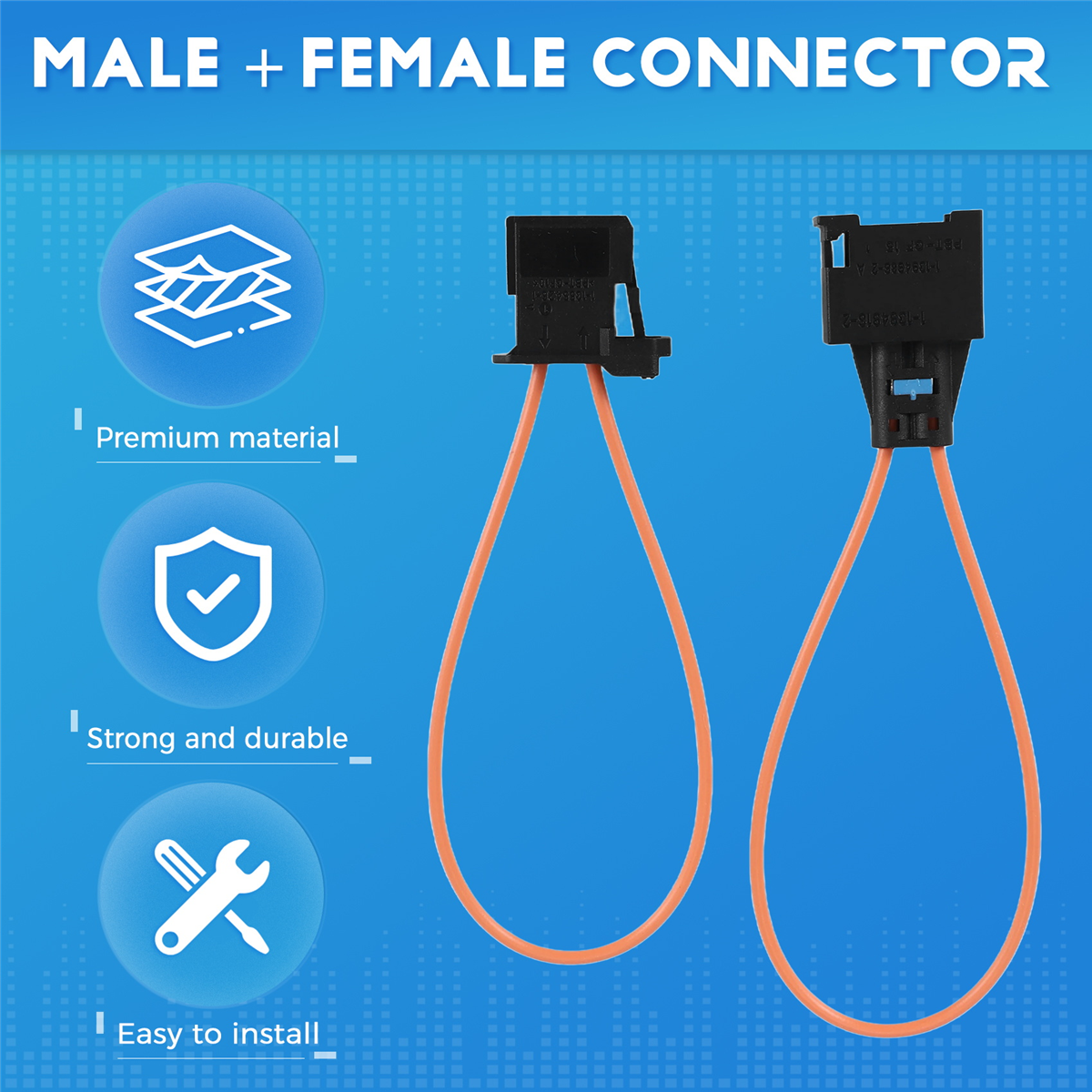Meeste Fiber Optic Loop Bypass Mannelijke & Vrouwelijke Kit Adapter Voor Bmw Mercedes-Benz