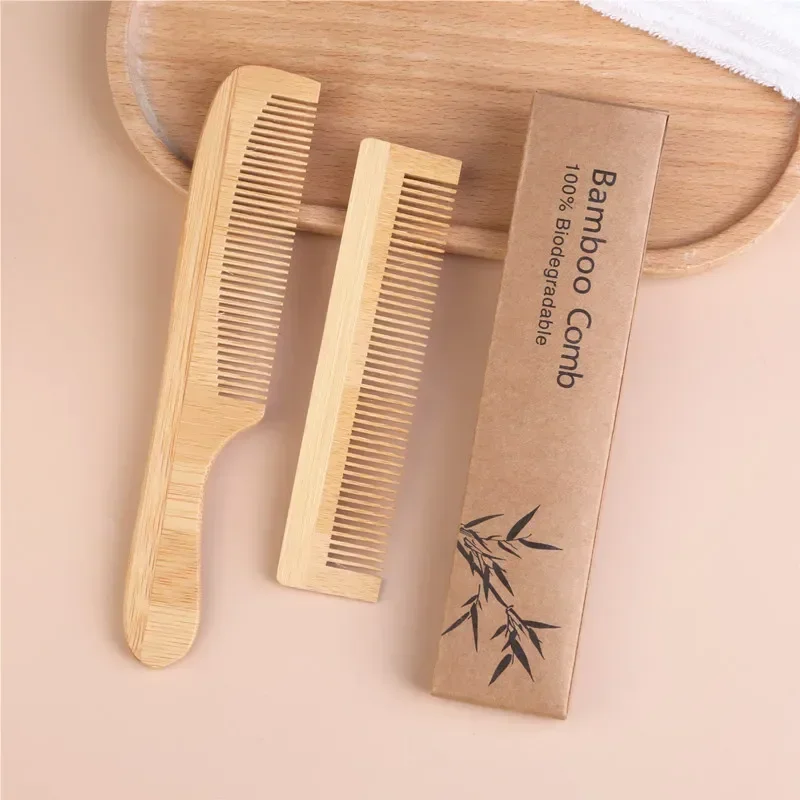 머리핀 High Quality Massage Wooden Comb Bamboo Hair Vent Brush Brushes Hair Care and Beauty SPA Massager Hair Care Beauty Health