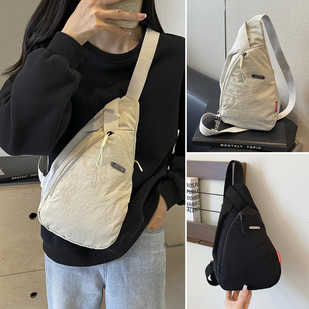 Brusttasche für Männer Damen One-Shoulder-Umhängetasche Outdoor-Sport mit großer Kapazität lässig modische kleine Umhängetasche s1q3