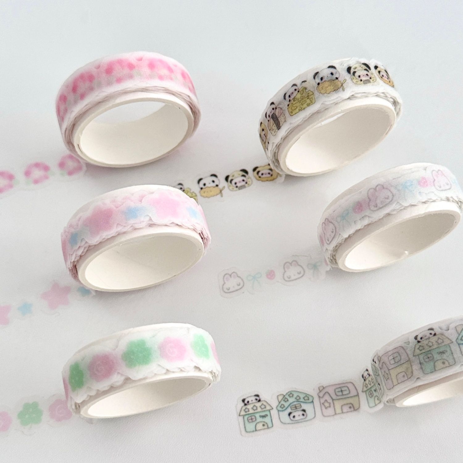 MINKYS Kawaii 3M Washi Masking Tape Scrapbooking Journal Decorative Adhesive Tape Hand Book Material Stationery