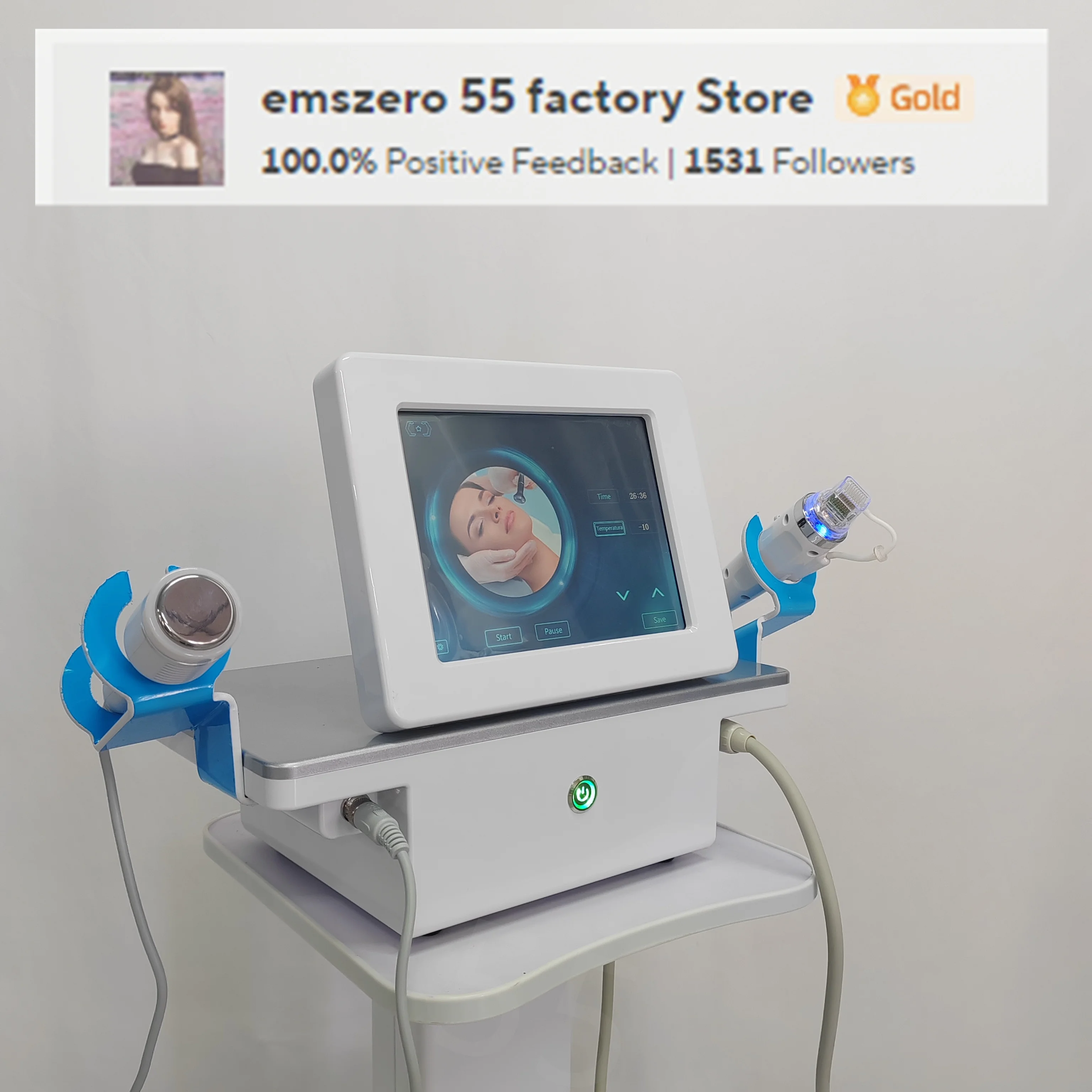 Mikroigłowa RF 2 w 1 najbardziej zaawansowana segmentowana maszyna radiofrekwencyjna/najpopularniejsza maszyna radiofrekwencyjna do pielęgnacji twarzy