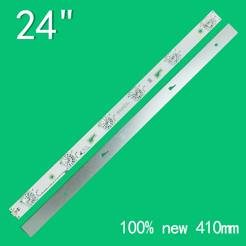 Strisce di retroilluminazione TV 2 pezzi per TCL 24LF600T 24D1600 24HR330M06A0 V2