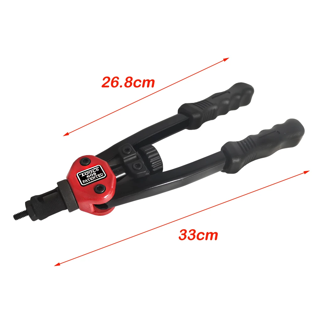 ALLSOME Riveter Gun Hand Gewinde Niet Mutter für M3 M4 M5 M6 M8 M10 M12 Mutter Werkzeuge Set Manuelle Dorne ram BT-605 mit Box