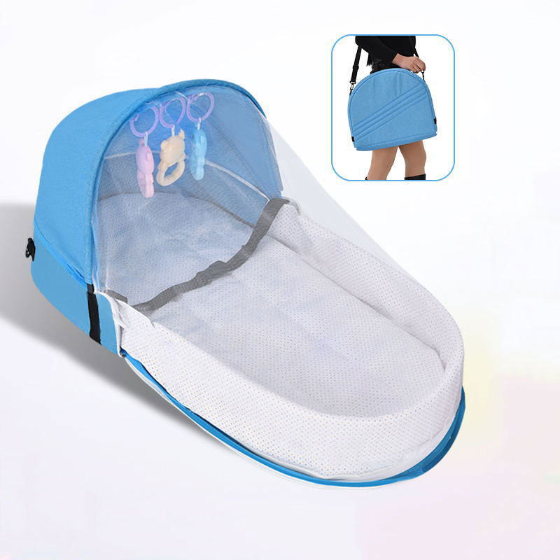 Draagbare Baby Bed Reizen Wieg Multifunctionele Bebe Bed Pasgeboren Wieg Met Klamboe Baby Reiswieg Wieg Voor Baby Nest