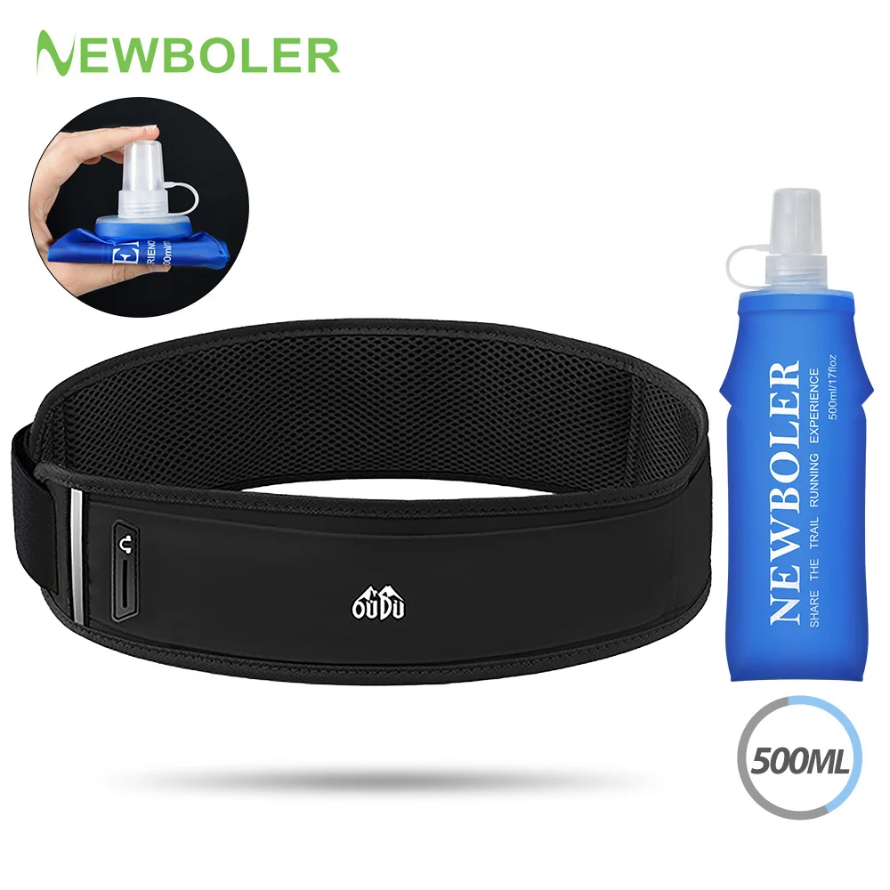 NEWBOLER Torba do biegania Sportowa saszetka biodrowa Damska torba do biegania Męska torba na pasek Torba na telefon Etui na telefon Akcesoria do biegania