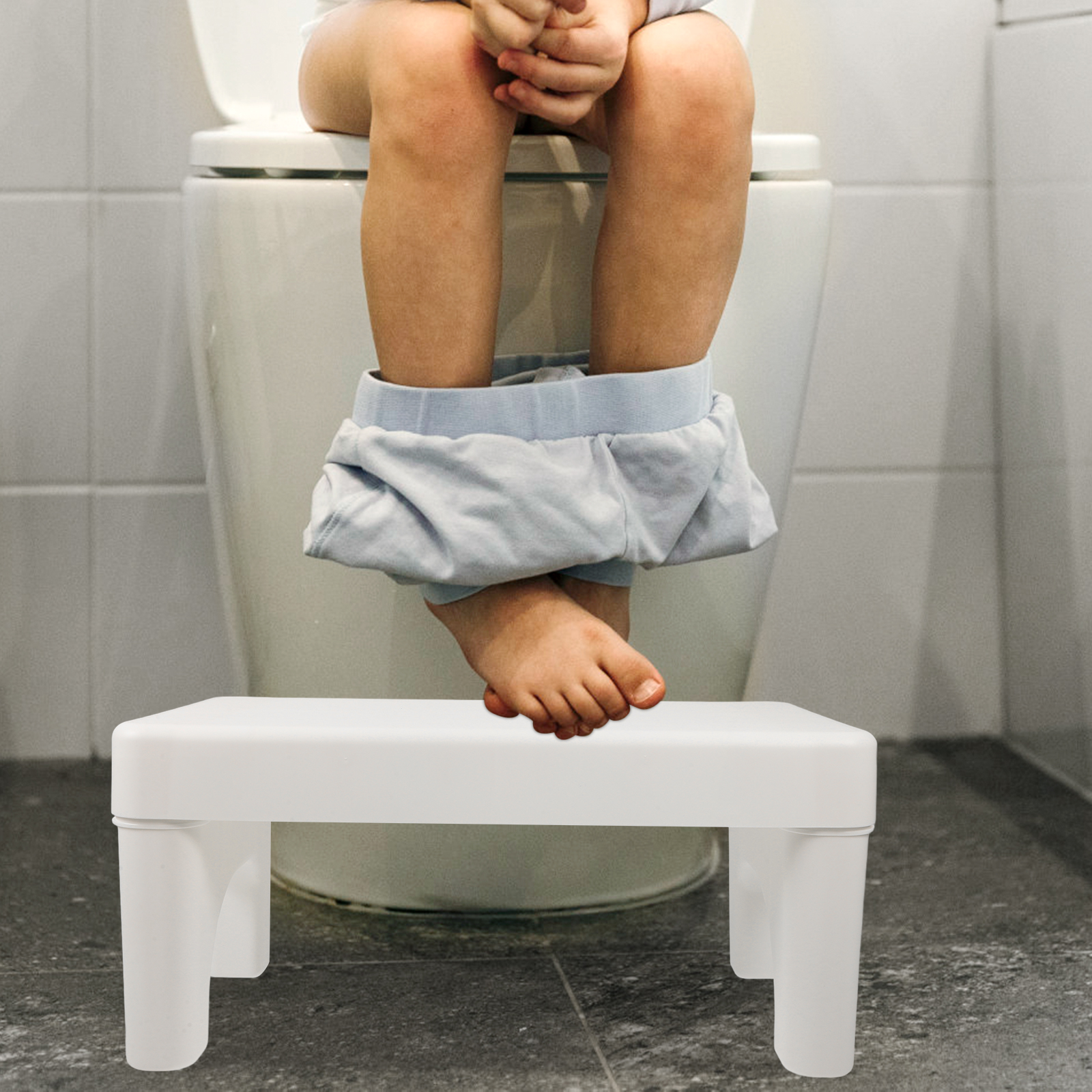 Potty Stool for Adults Toilet Step Stool Bathroom Squatting Comfortable Size Improve Everyday Toilet Experience