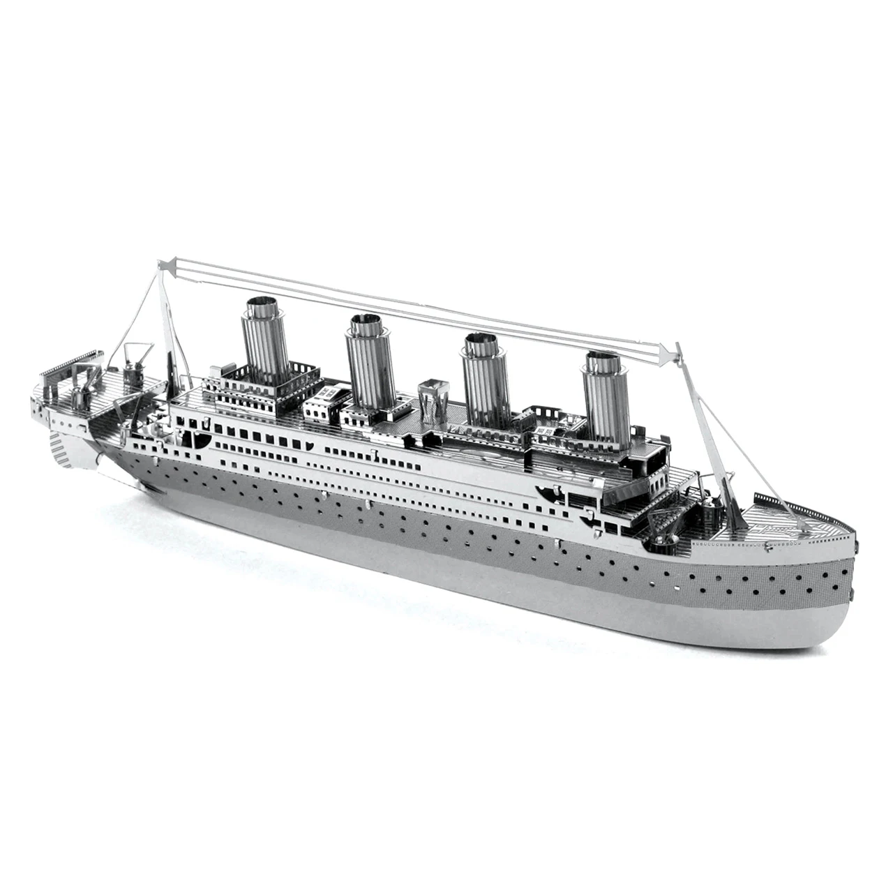 Titanic 3D Puzzle Metal Model Kits, corte a laser, brinquedo para crianças, DIY