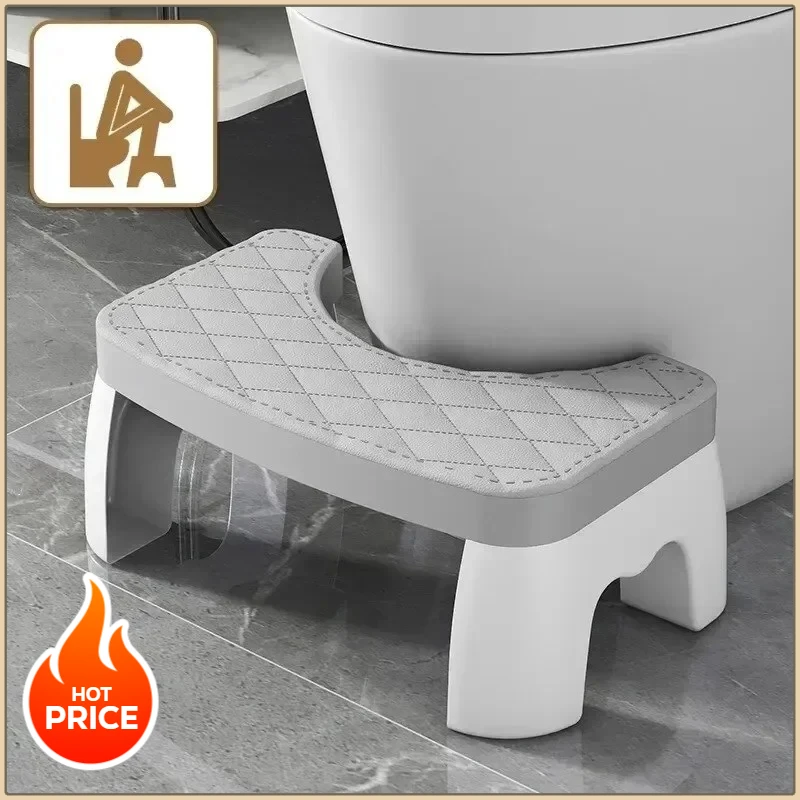 Anti-SLIP สตูลห้องน้ํา Squatting สตูลเท้า,Non-Skid สตูลสําหรับผู้ใหญ่เด็กผู้สูงอายุการตั้งครรภ์, ห้องน้ํา Squat ไม่เต็มเต็งสตูล