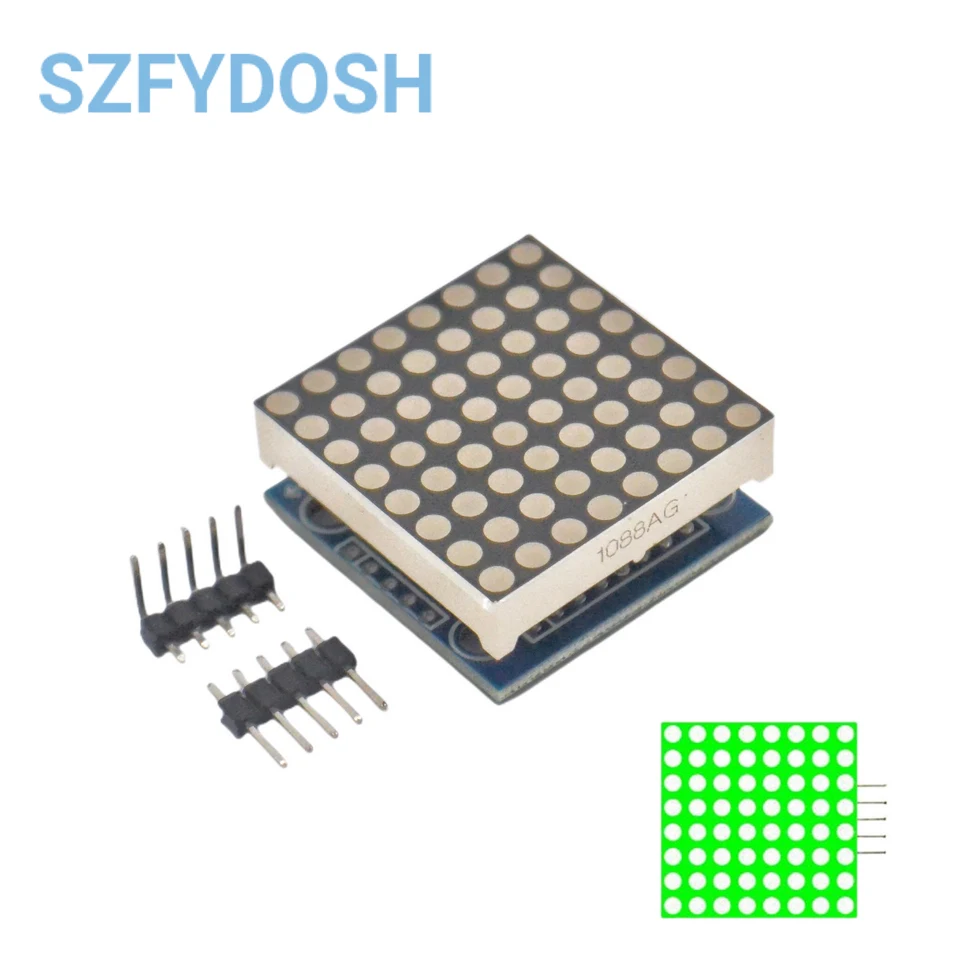 MAX7219 Dot Matrix Module Microcontroller Module Display Module Finished For Arduino