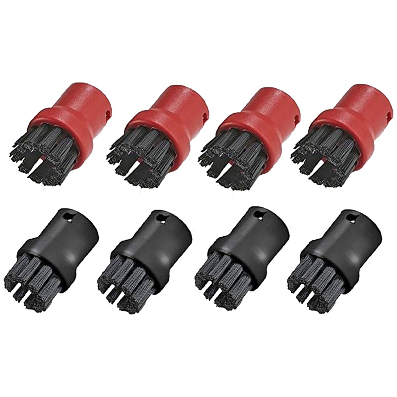 BABQ 8 Pack of Hand Tool Nozzle Bristle Brushes for Karcher SC1 SC2 SC3 SC4 SC5 SC7 Premium Steam Cleaner