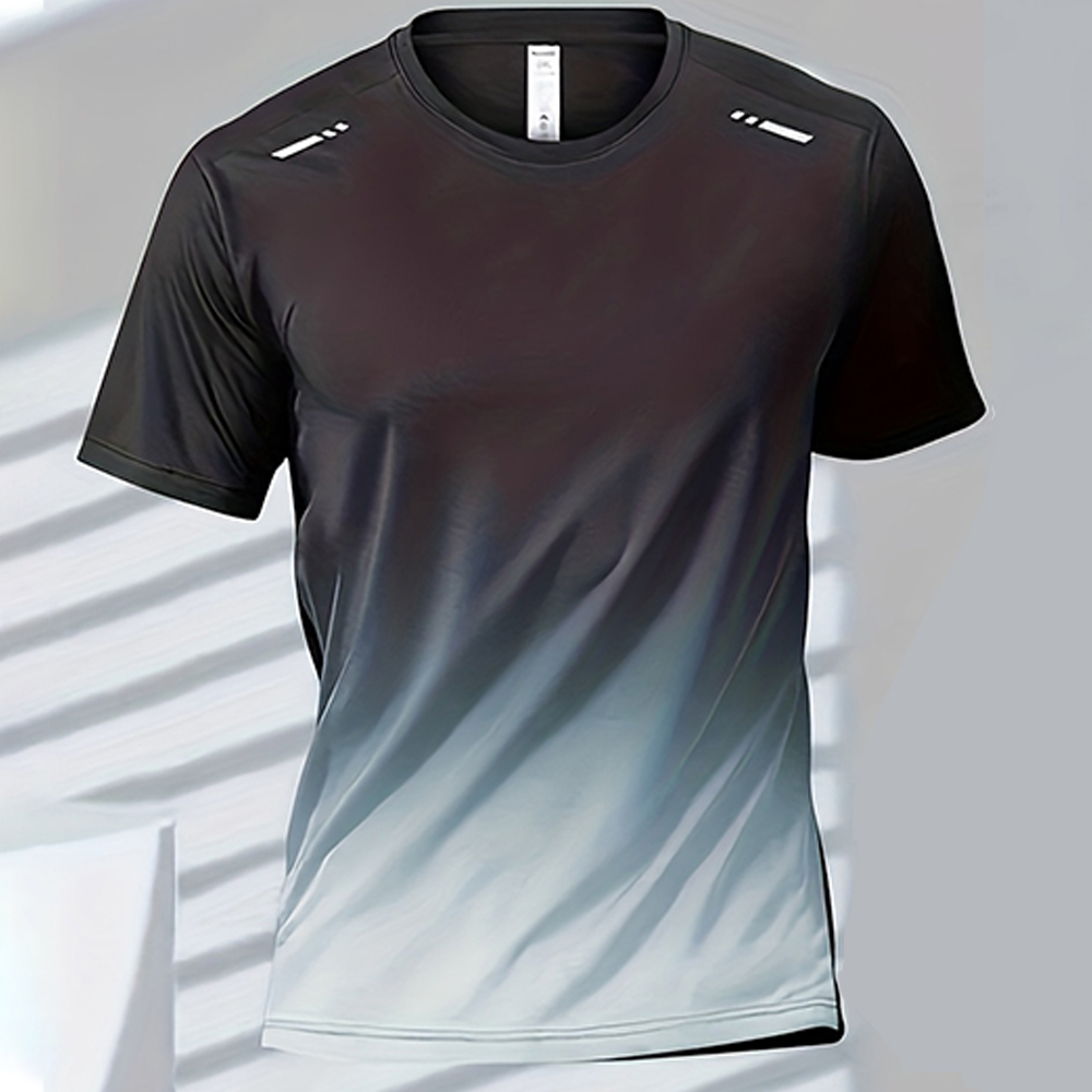 Camiseta para hombre, Top de bádminton, camiseta deportiva de entrenamiento de boxeo de secado rápido para hombre, camiseta informal para correr al aire libre, ropa de hombre de gran tamaño