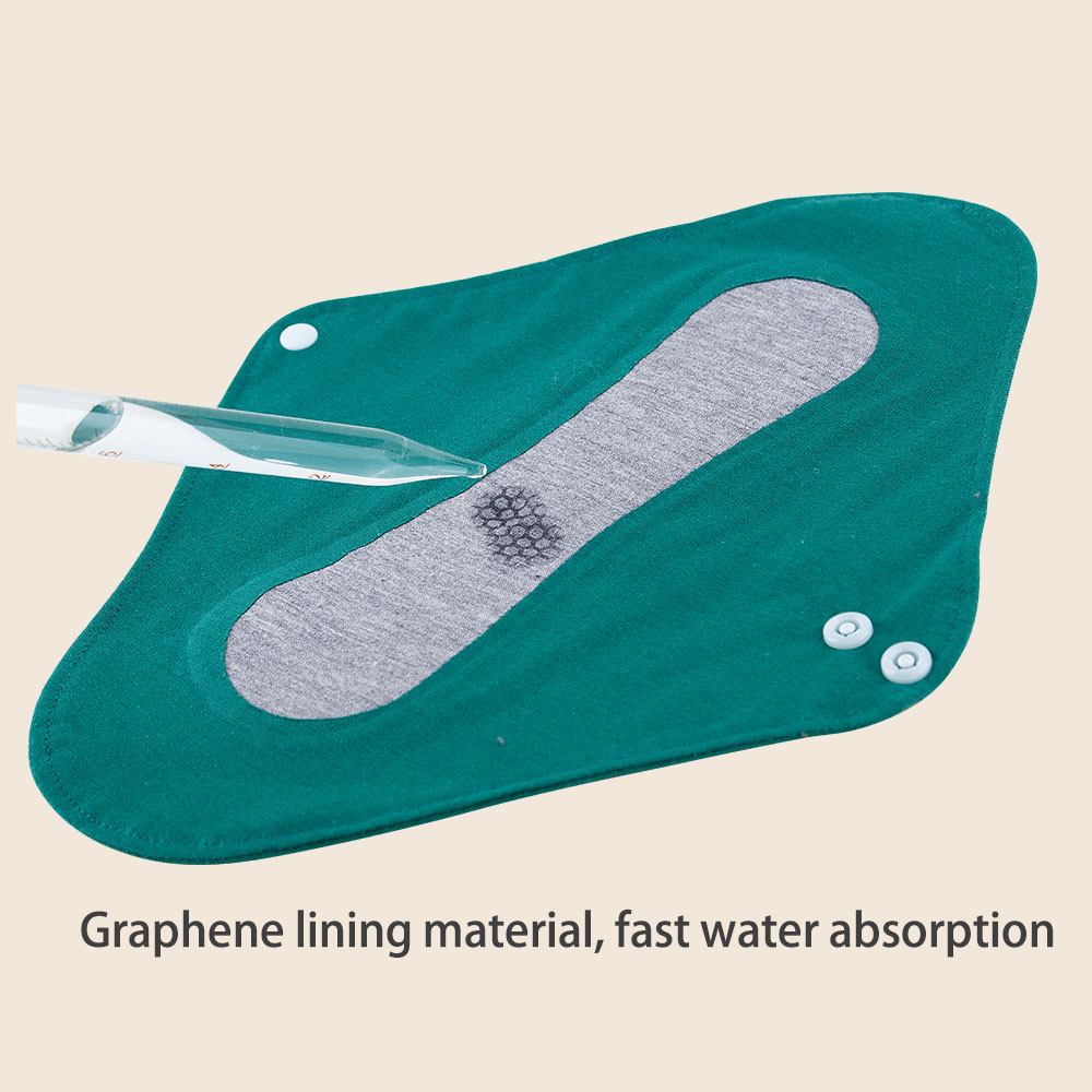 1 шт., бесшовная прокладка для менструации, из графина