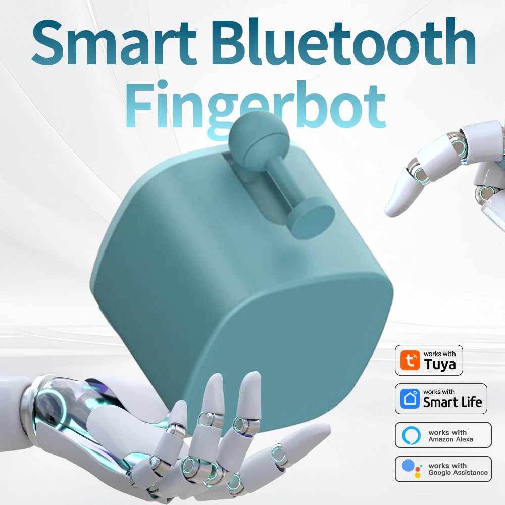Tuya Smart Bluetooth Taste Roboter APP Fernbedienung Schalter Timer Einstellung Physikalische Smart Home Automation Connect Gateway Option