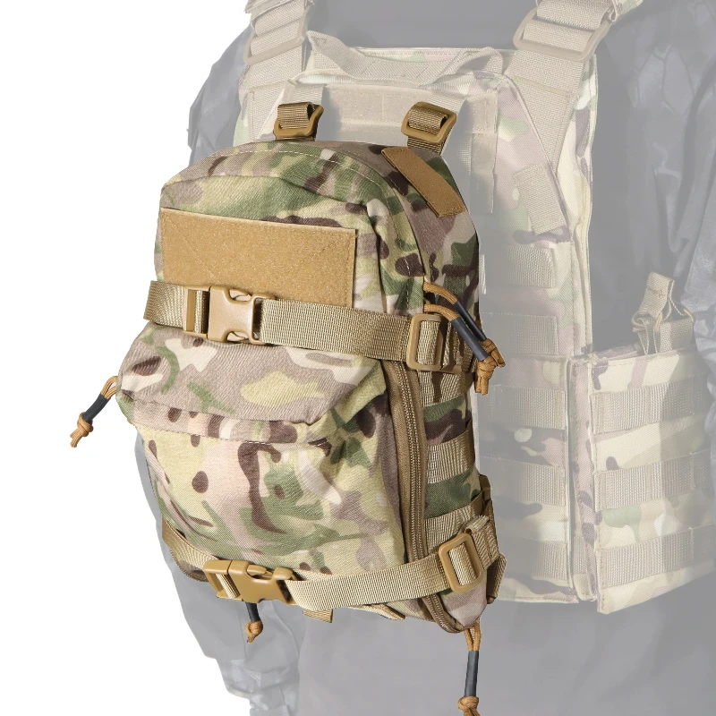 Saco de hidratação tático molle pacote de suporte de bexiga de água para colete tático mochila placa transportadora