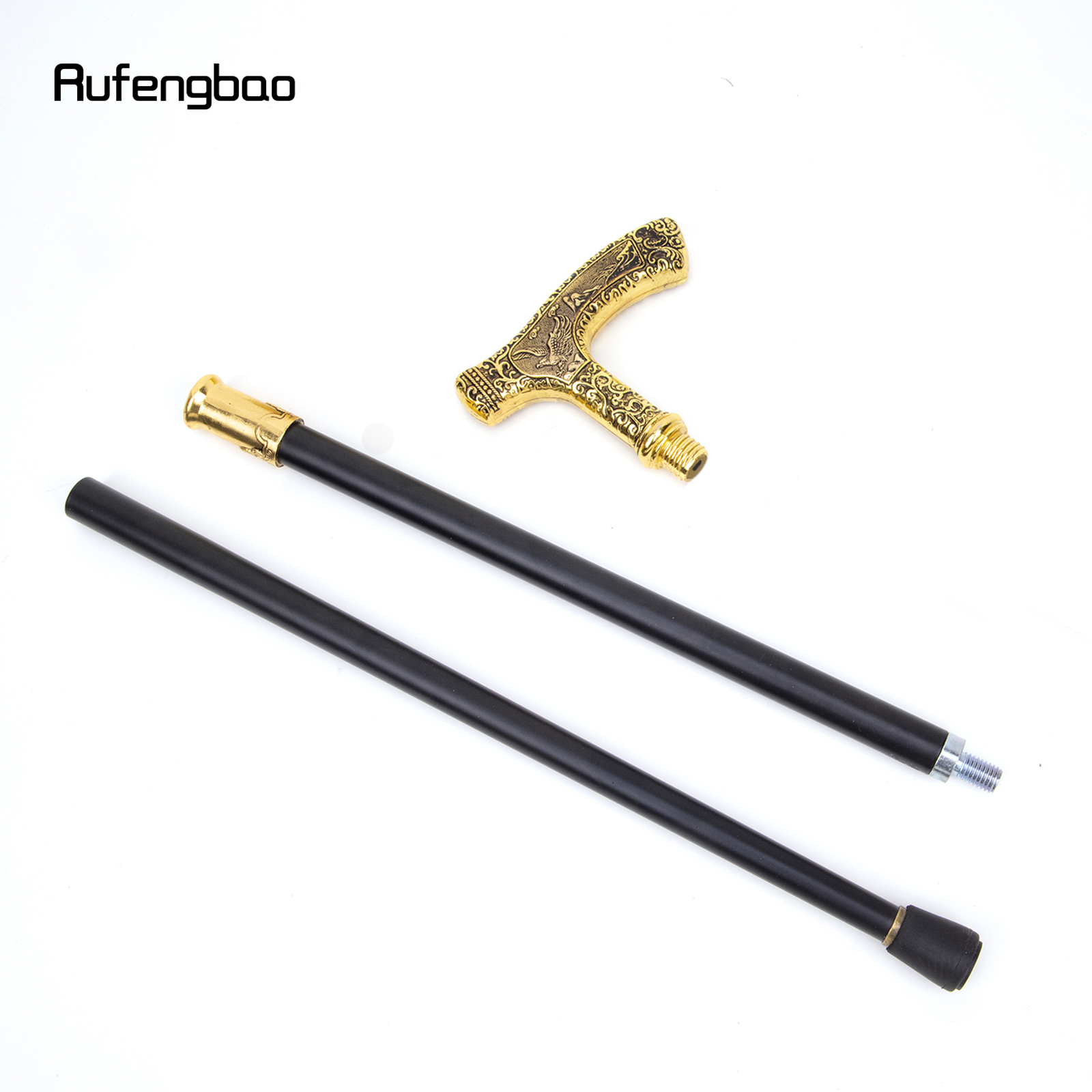 Gold Luxus Adler Griff Walking Cane Mode Dekorative Spazierstock Gentleman Elegant Cosplay Cane Knopf Crosier 90cm