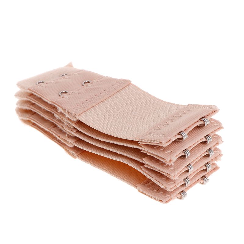 5Pcs Bra Extenders Strap Extension 2 Hooks 2 Rows Women Intimates Lengthened Bra Hook Extender Bra Intimates Accessories