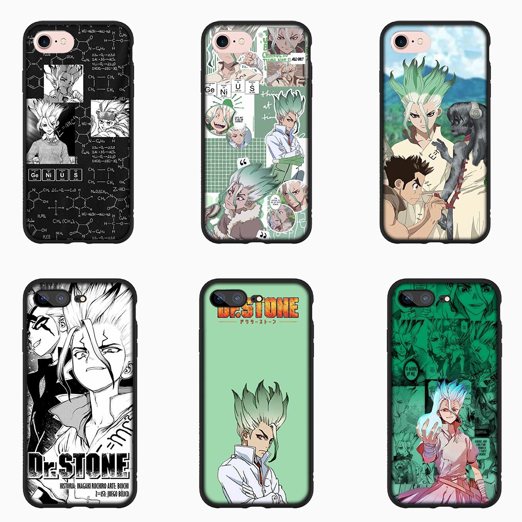 Penutup ponsel lunak Anime Dr stone ishisenkuu untuk Apple iPhone 15 14 13 12 Mini 11 Pro X XR XS Max 7 8 Plus + 15 + casing