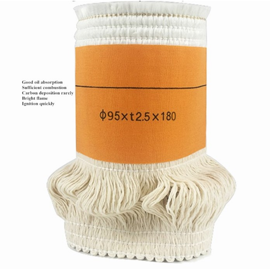 Núcleo de estufa de queroseno para acampar al aire libre, 65/75/85/95/120mm, núcleo de estufa de calefacción para el hogar, mecha de fibra de vidrio de algodón + mecha calefactora 100% algodón