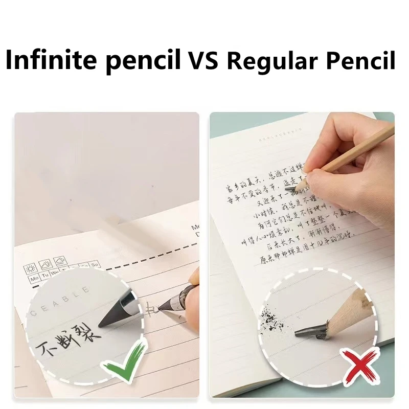 Công Nghệ Mới Đầy Màu Sắc Không Giới Hạn Viết Vĩnh Cửu Bút Chì Không Mực Bút Ma Thuật Bút Chì Tranh Tiếp Liệu Mới Lạ Quà Tặng Đồ Văn Phòng Phẩm