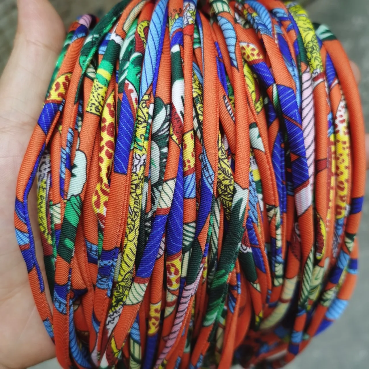 1M Length Small Ribbon Gift Box Rope Hand Sewn DIY For Bag
