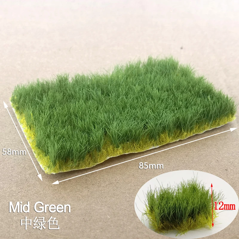 12/16mm Miniature weeds cluster hand-torn model Grass needles micro mountain landscape sand table decor train railway DIY layout