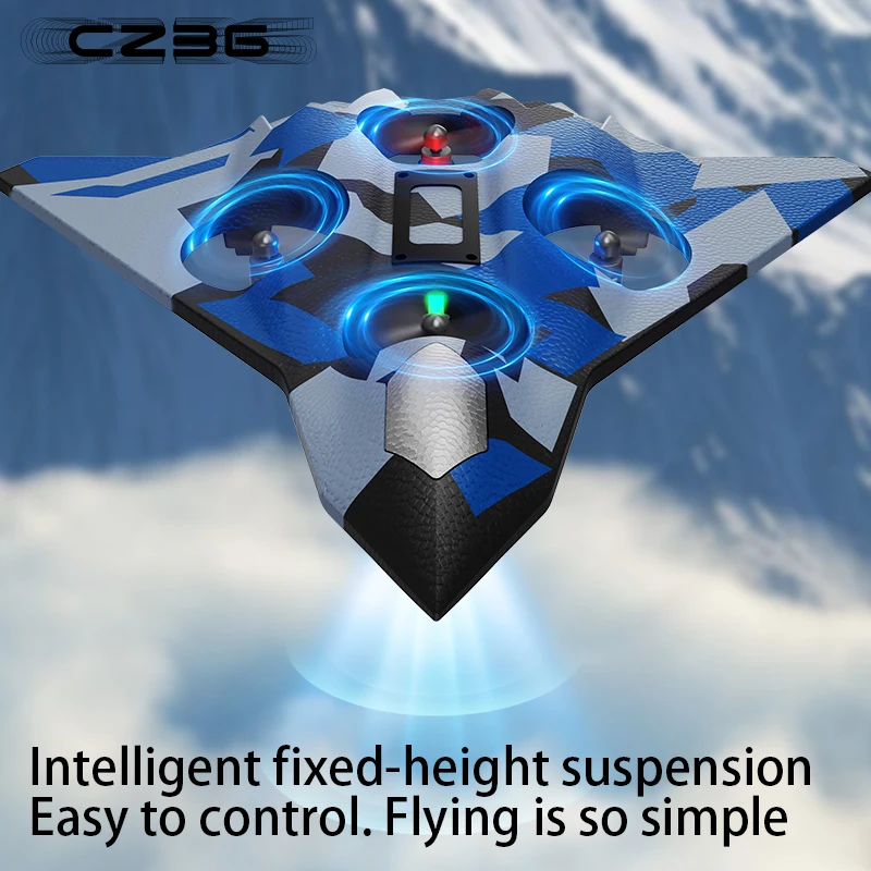 RC Aircraft EPP Foam Stunt Glider Electric Fighter Remote Control Airplane Fall Resistant Plane Toys for Boys Kids CZ01 CZ63