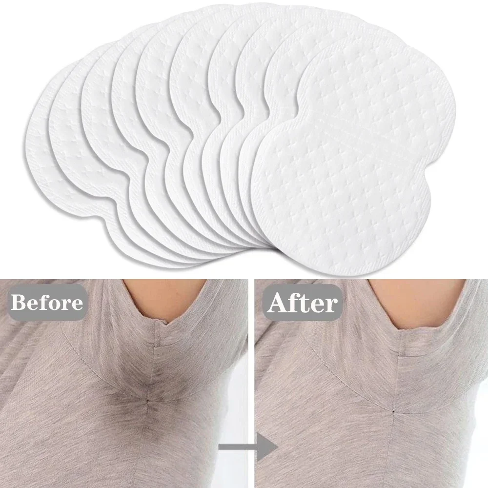 Almohadillas para el sudor Unisex, desodorantes de verano, almohadillas antitranspiración para el sudor, almohadillas desechables para absorber el sudor, 10/30/50 Uds.