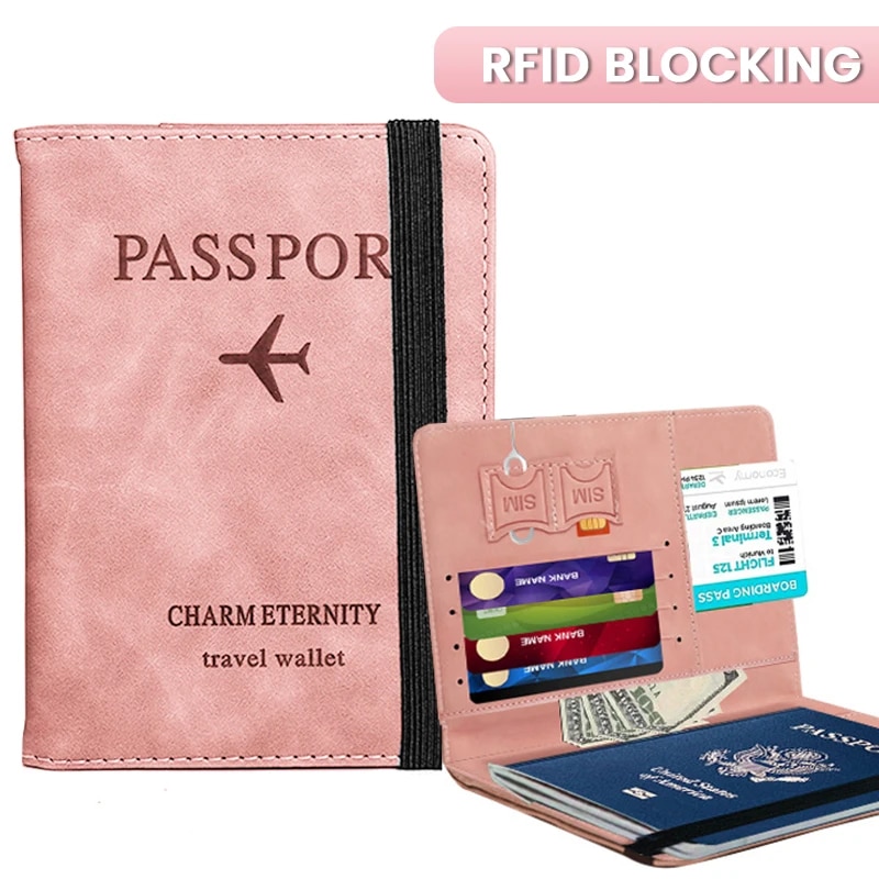 Frauen Männer RFID Vintage Business Pass Abdeckungen Halter Multi-Funktion ID Bank Karte PU Leder Brieftasche Fall Reise Zubehör