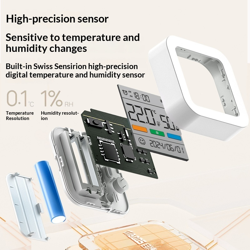Mini higrómetro electrónico, termómetro, pantalla interior del hogar, Sensor Digital, estación meteorológica, medidor de humedad, Monitor
