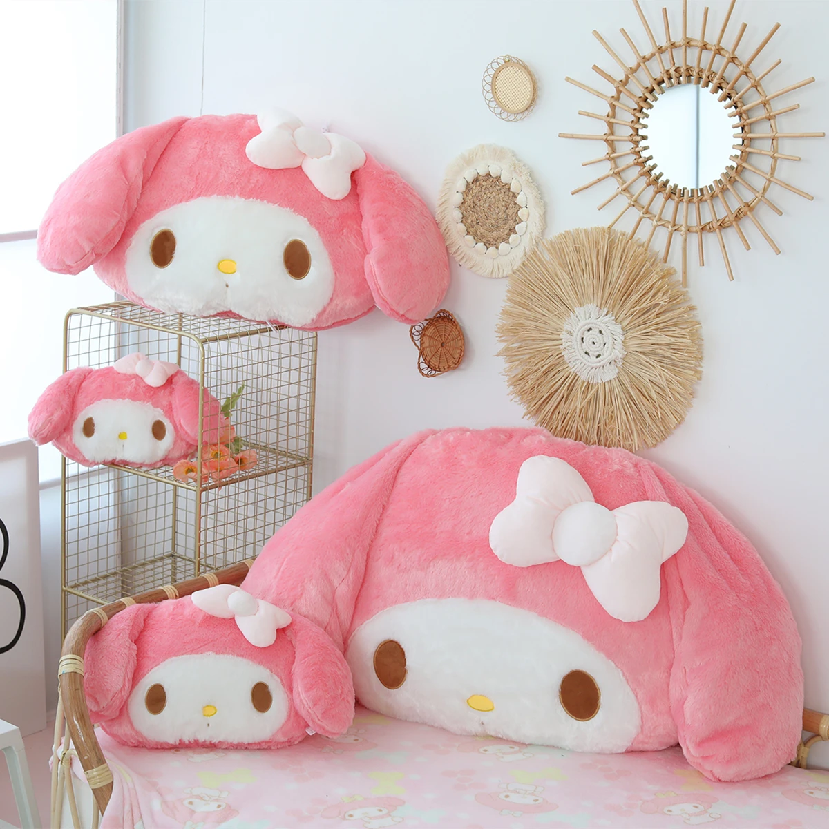 Mềm Mại Của Tôi Giai Điệu Sang Trọng Đồ Chơi Size Lớn Ôm Gối Thoải Mái Đệm Lưng Đáng Yêu Phong Cách Nhật Bản Plushies Sofa Gối Trang Trí
