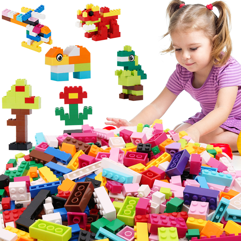 1000 ชิ้น DIY Creative Building Blocks จํานวนมากชุดเมืองคลาสสิกอิฐประกอบ Brinquedos ของเล่นเพื่อการศึกษาเด็ก