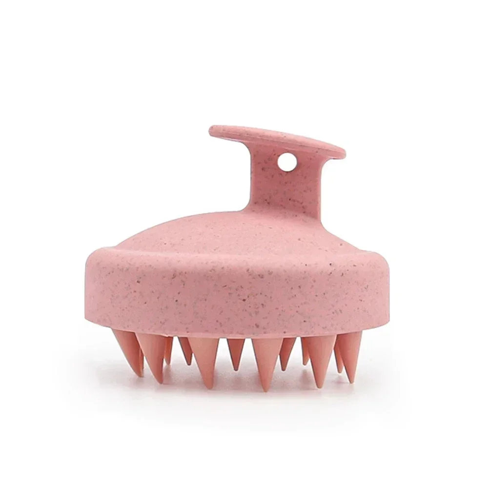 1 cepillo de champú de silicona, cepillo para masaje corporal, cepillo para baño y ducha, herramienta de peluquería, peine para masaje del cuero cabelludo, peine para lavado de cabello