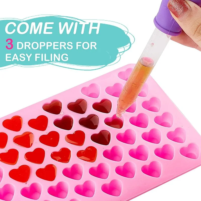 Kẹo Dẻo Gấu Khuôn Silicon Khuôn Socola Với Ly Đá DIY Khủng Long/Gấu/Trái Tim Và Mini Bánh Rán Lễ Tình Nhân đảng Khuôn Nướng Bánh