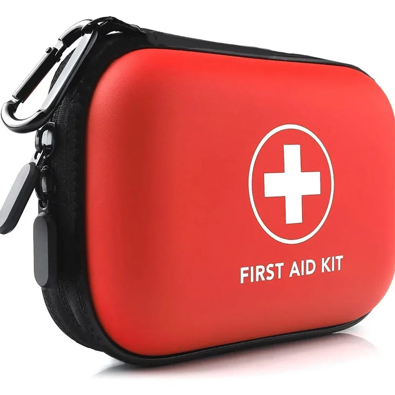 Empty Medical First Aid Storage Bag Sanke Small PU EVA Bag Case for Household Outdoor Travel Camping Equipment Medicine Survival