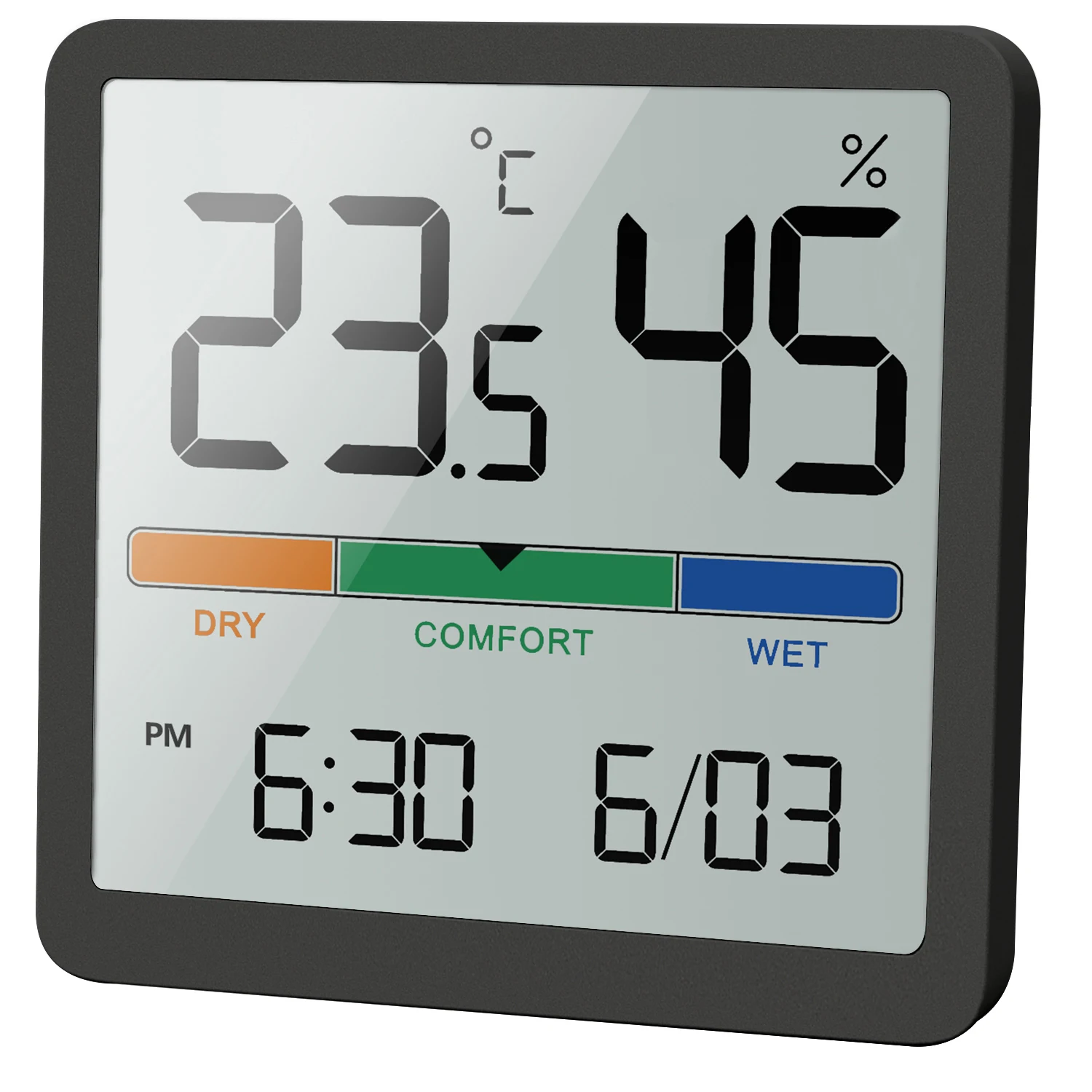 NOKLEAD medidor de humedad y temperatura interior, termómetro Digital LCD para el hogar, Sensor higrómetro, estación meteorológica, Monitor inteligente