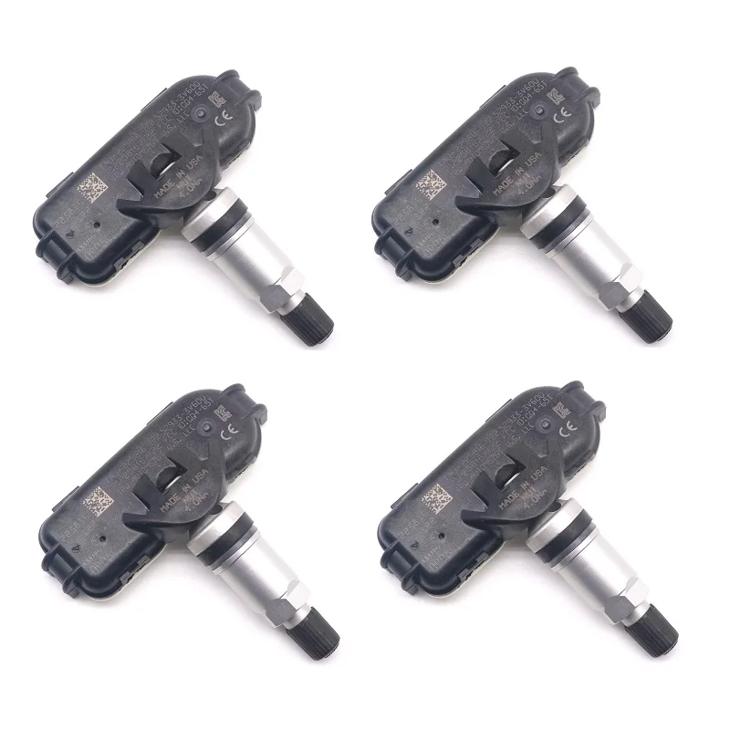 4 ชิ้น TPMS Sensor 52933-3V600 สําหรับ 2011 2012 2013 2014 Hyundai Grandeur [HG] Kia Rio [UB] TPMS ระบบตรวจสอบความดันยาง