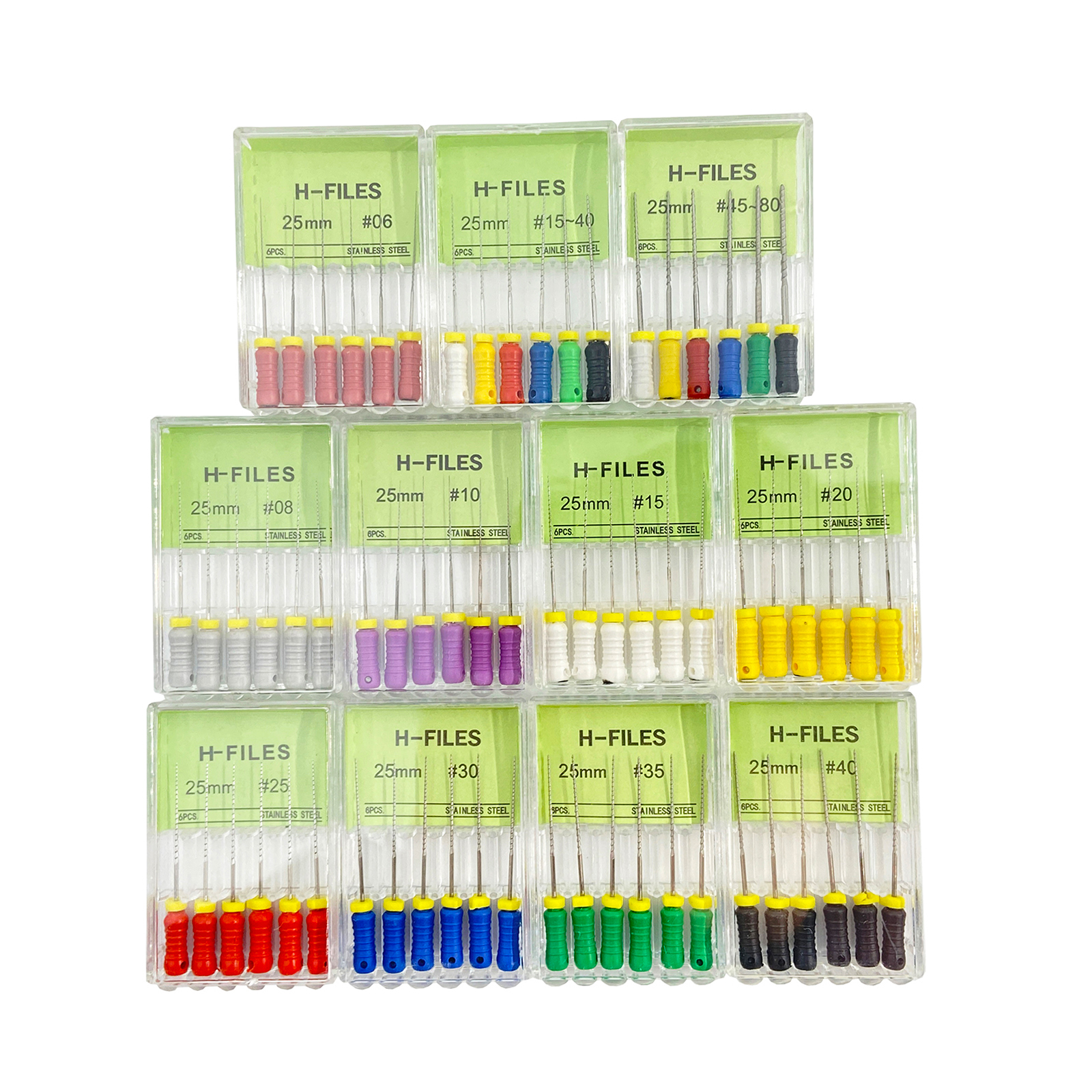 歯科ツール根管遠藤 H ファイル 21 ミリメートル 25 ミリメートル 31 ミリメートルステンレス鋼歯内療法器具歯科医歯科歯科歯学