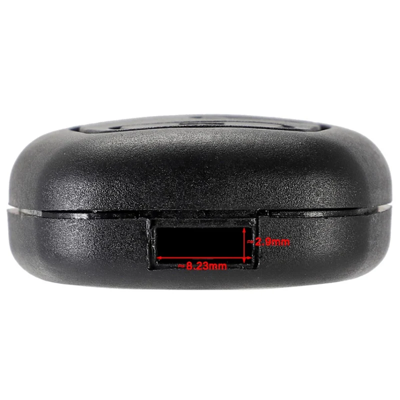 2 Buttons Car Remote Key Shell Case Replacement Key Housing Fit for Citroen C1 / C2 / C3 / C4 / XSARA Picasso with 307 Blade