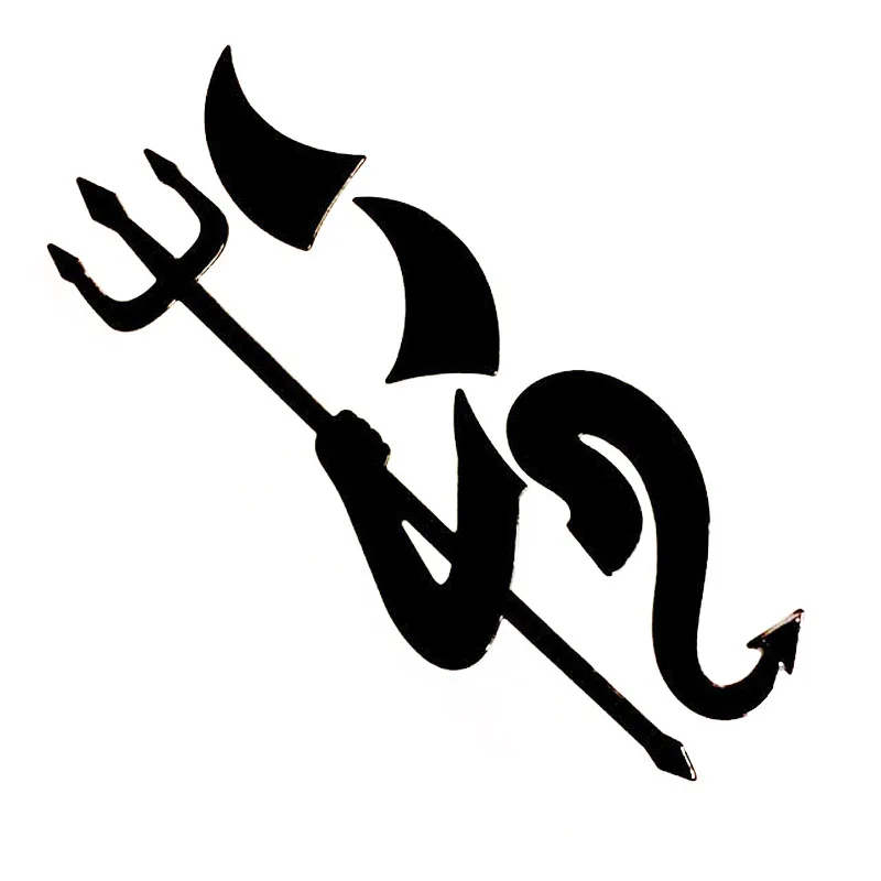 車小悪魔パターン悪魔ホーンステッカー 3d 反射デカール防水シュコダオクタマツダアウディルノーメガーヌゴルフ