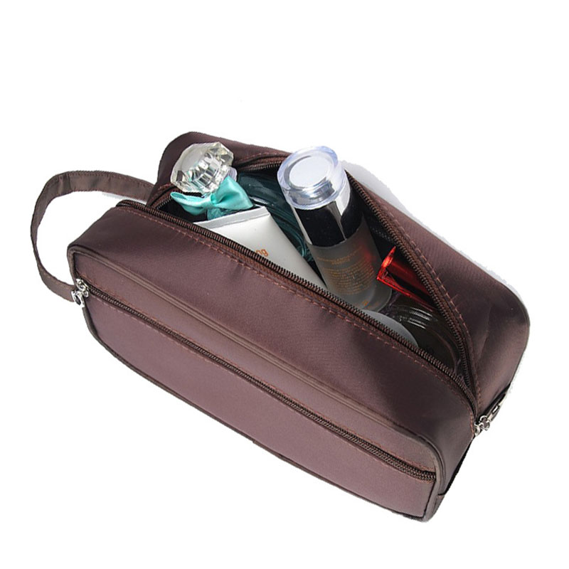 Bolsas de almacenamiento de moda para cosméticos, bolsa de cosméticos de viaje, Kit de lavado de artículos de tocador impermeable, bolsa de mano de almacenamiento para mujeres y hombres, bolso masculino