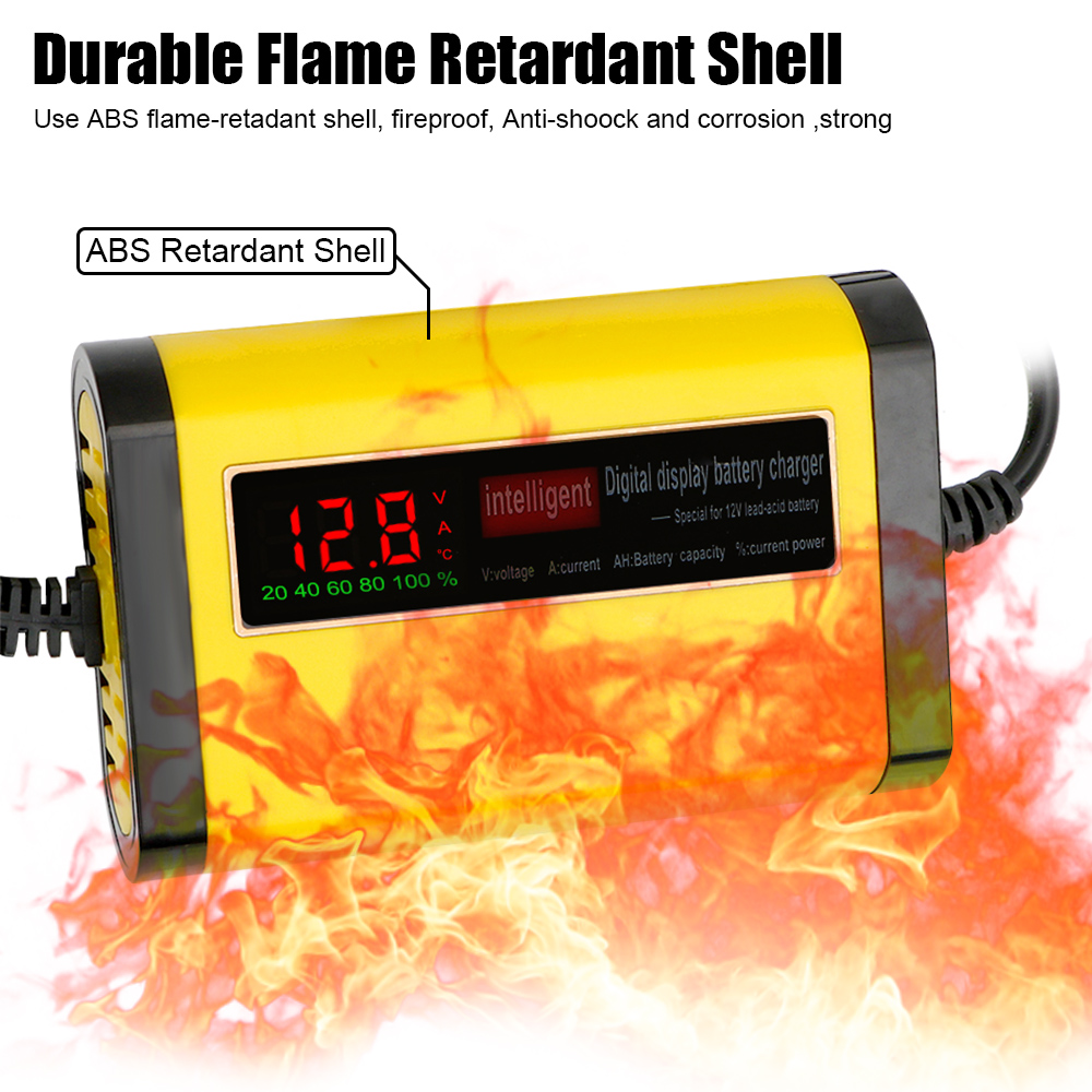 2A Intelligent snel opladen 3 fasen loodzuur AGM GEL acculaders Auto-acculader