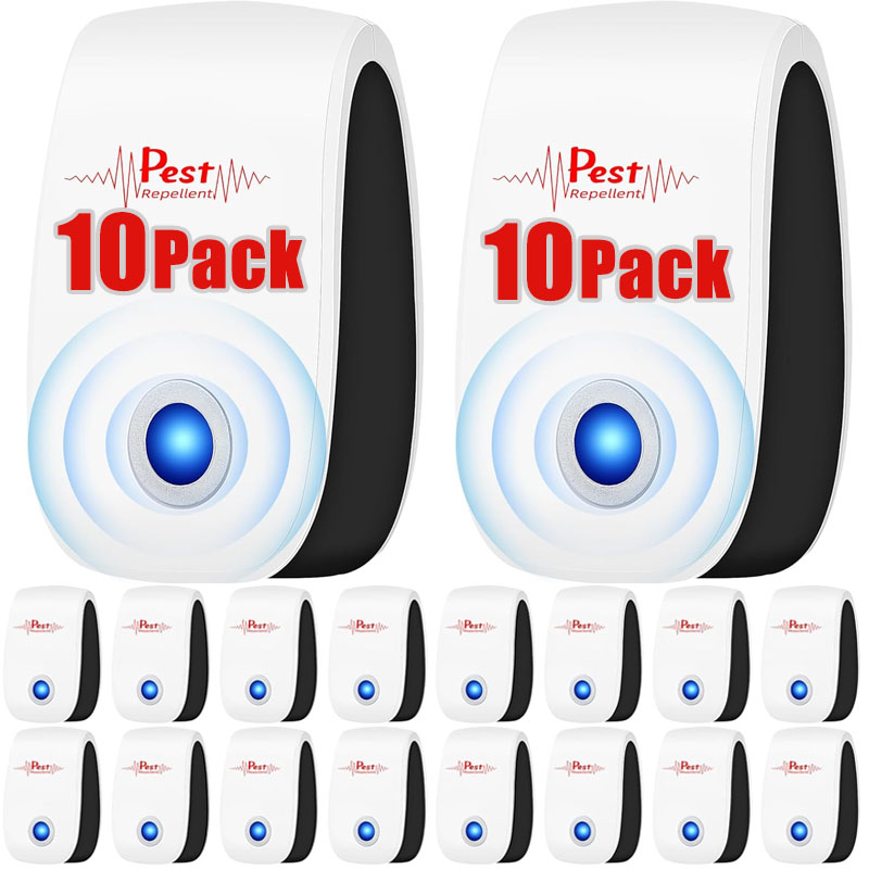 Ультразвуковой плагин для репеллента от вредителей — эффективный контроль насекомых в помещении для комаров, мышей, пауков, муравьев и тараканов — детский сахар