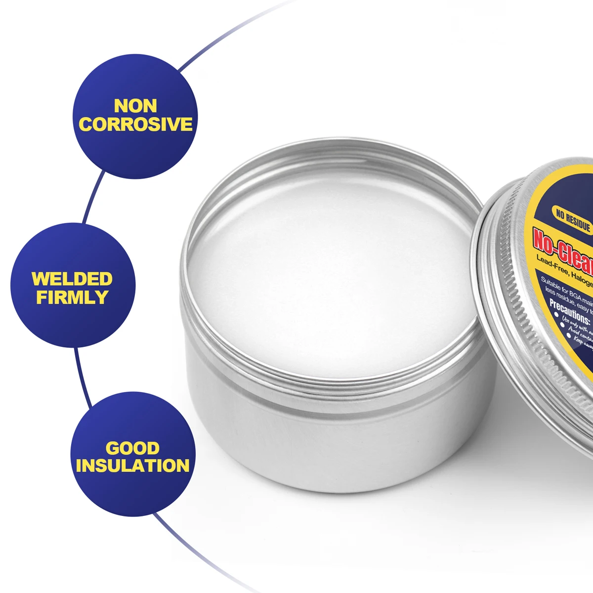 3.52oz/100g No-Clean Solder Flux Rosin Paste Flux สําหรับหัวแร้งบัดกรีตะกั่วบัดกรี Flux Paste ซ่อม/บัดกรี/เชื่อม